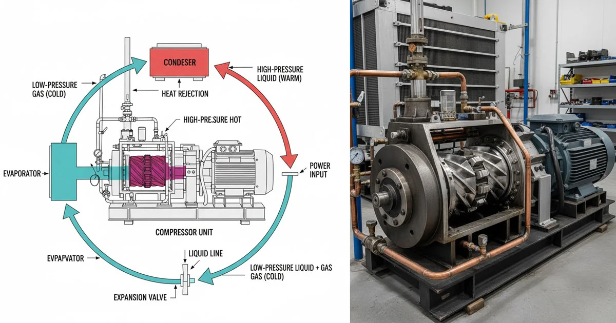 کمپرسور سردخانه و نحوه عملکرد آن