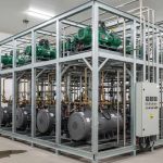 تصویری از یک سیستم رک سردخانه