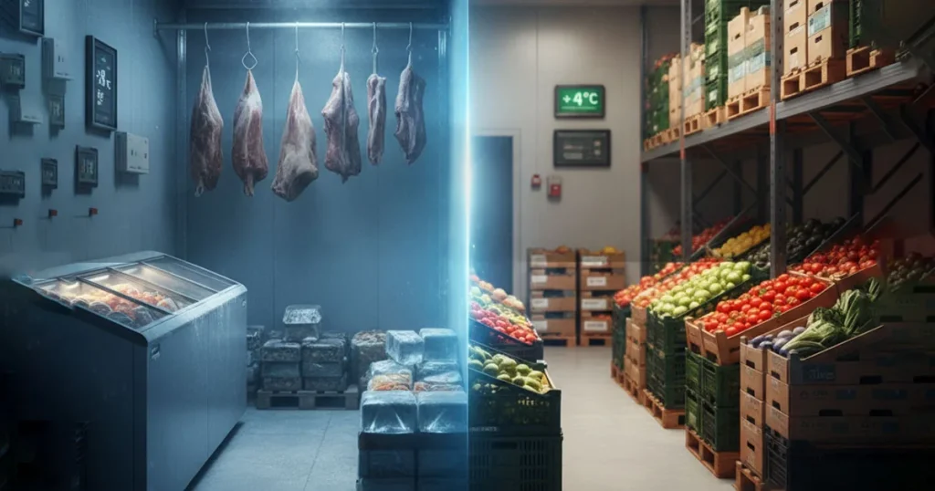 تفاوت سردخانه زیر صفر و بالای صفر و بررسی ویژگی‌های هر یک