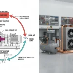 اجزای سیستم تبرید، ویژگی‌ها و نحوه عملکرد آن‌ها