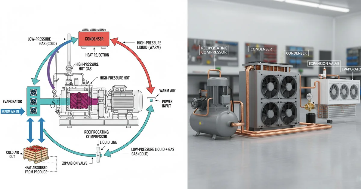 اجزای سیستم تبرید، ویژگی‌ها و نحوه عملکرد آن‌ها