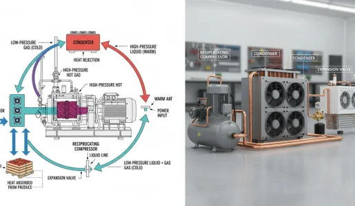 اجزای سیستم تبرید، ویژگی‌ها و نحوه عملکرد آن‌ها
